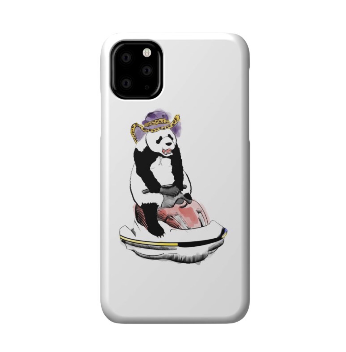 Bitchin’ Panda Jetski Phone Case