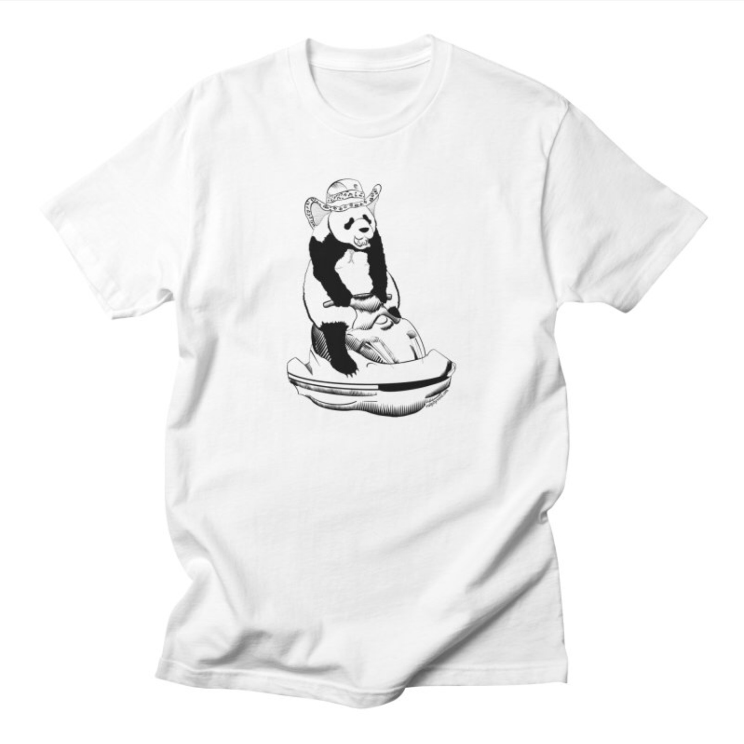 Bitchin’ Panda Jetski Men’s T-shirt